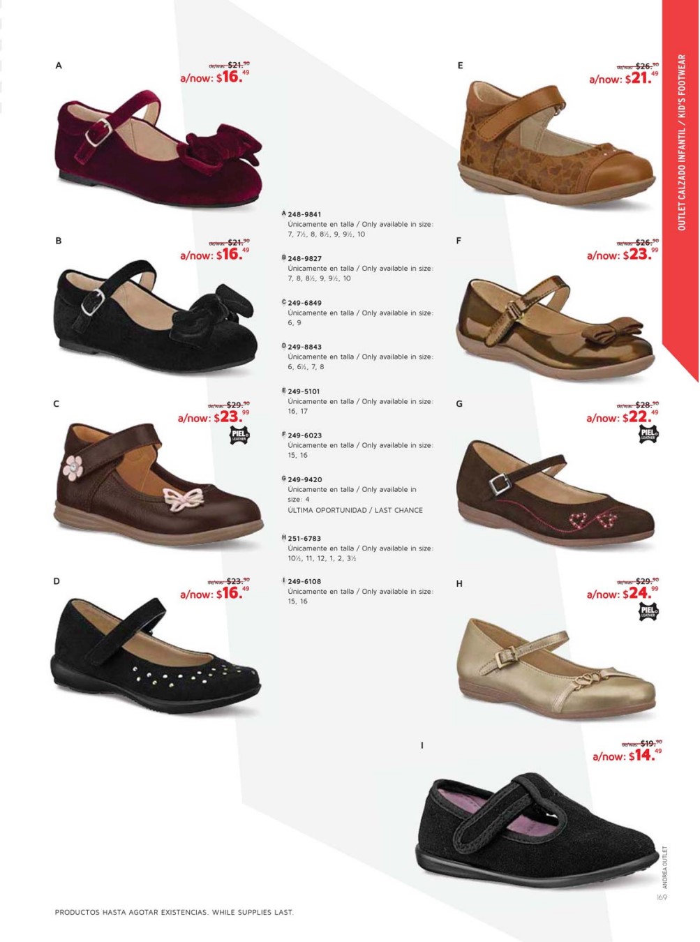 Andrea | Catálogo Outlet